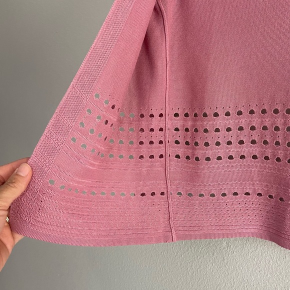 Cyrus Open Cardigan Dusty Pink Size Small - Picture 8 of 8